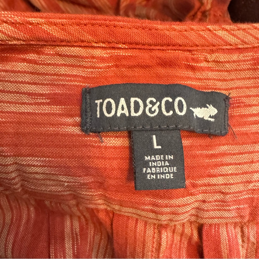 Toad&Co Terracotta Patterned Romper - Picture 5 of 7